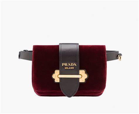 prada fanny pack velvet|prada fanny pack men's.